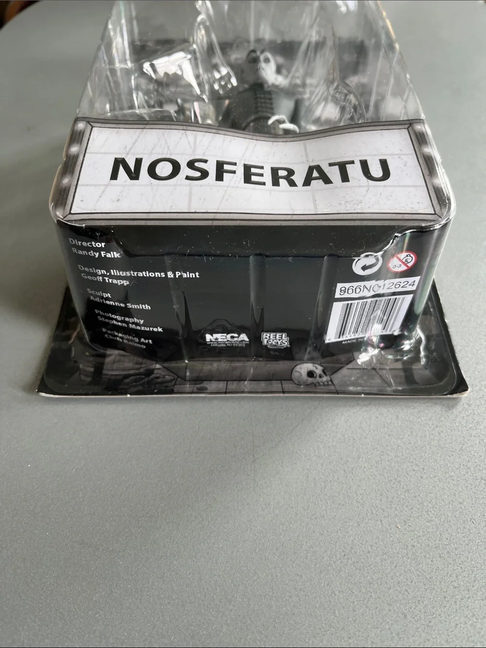 NIB NECA Toony Terrors Nosferatu Figure - Gray & Black